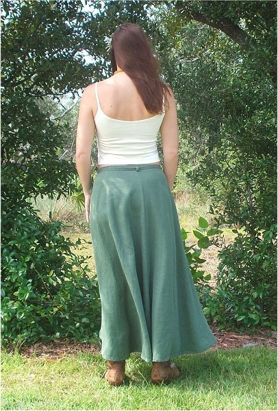 Organic Eco-Friendly hypoallergenic Wrap Long Skirt - Latex-Free custom ...