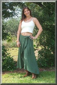 Eco-Friendly Hypoallergenic Organic Angel Wrap Skirt.