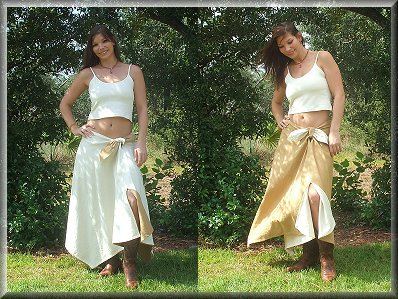 Eco-Friendly Hypoallergenic Organic Arora Reversable Skirt.