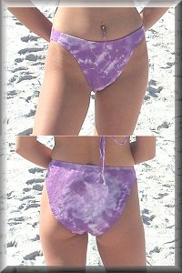 Women's Eco-Friendly Hemp High Rise Full bikini bottom.