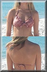Women's Eco-Friendly Hemp One Piece Triangle bikini top.