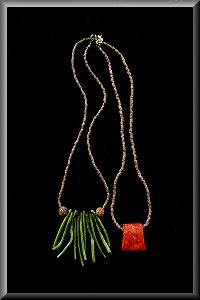 Hawaiian Coconut Necklaces.